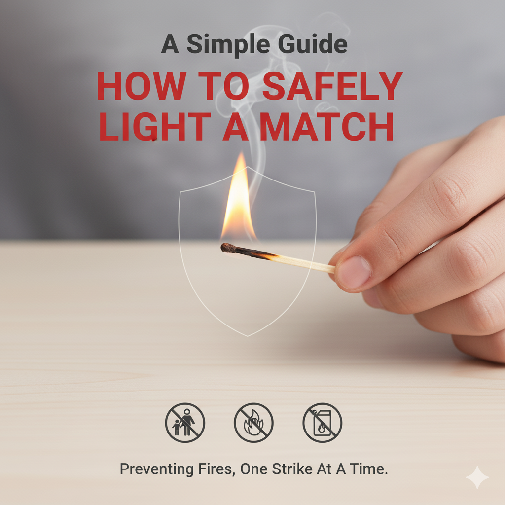 How to Safely Light a Match?